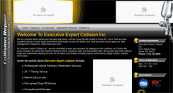 Desktop Screenshot of executivecollision.com